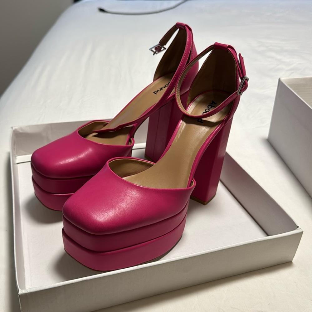 Abound Women's Delaney Platform Pump Pink Yarrow
Size 9.5